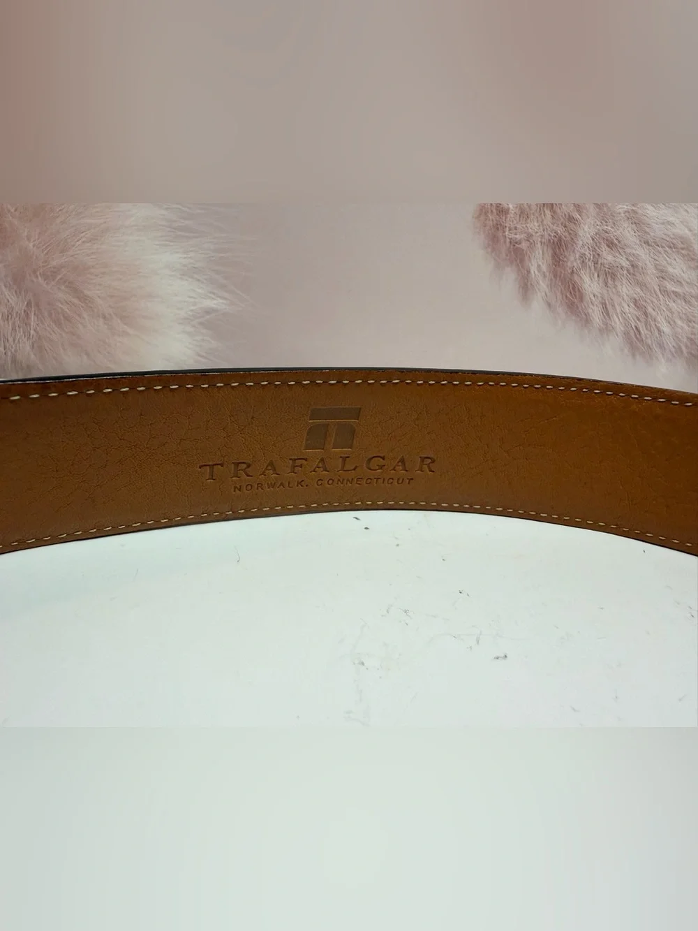 Trafalgar leather belt
